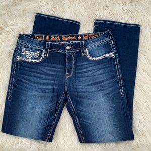 Rock Revival Easy Boot Boris Jeans Women’s Size 32